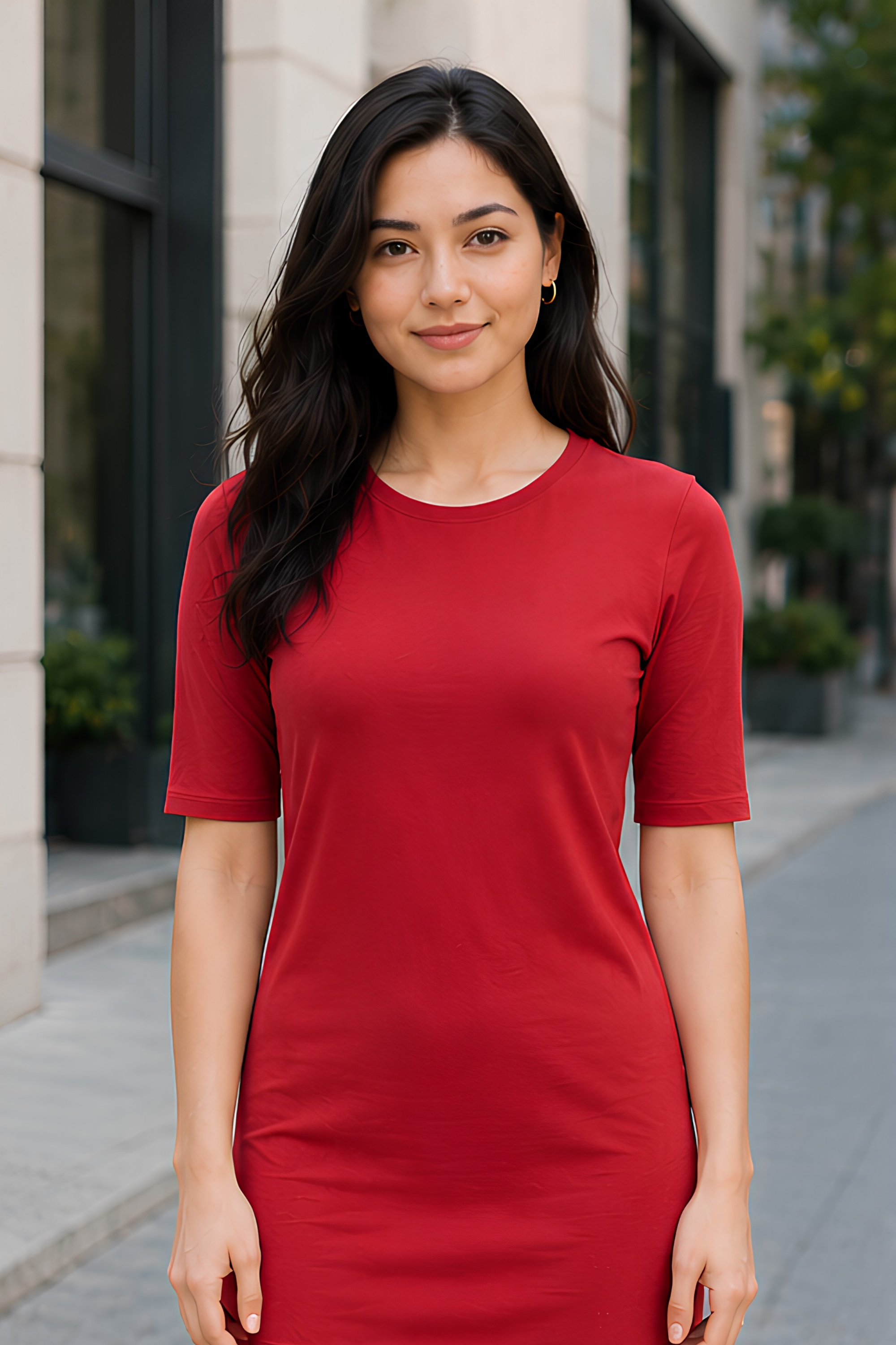 Red T-Shirt Dress
