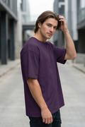 Purple Oversized Classic T-Shirt