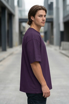 Purple Oversized Classic T-Shirt