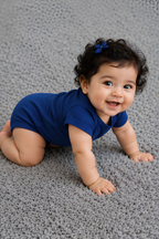 Royal Blue Kids Rompers