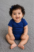 Royal Blue Kids Rompers