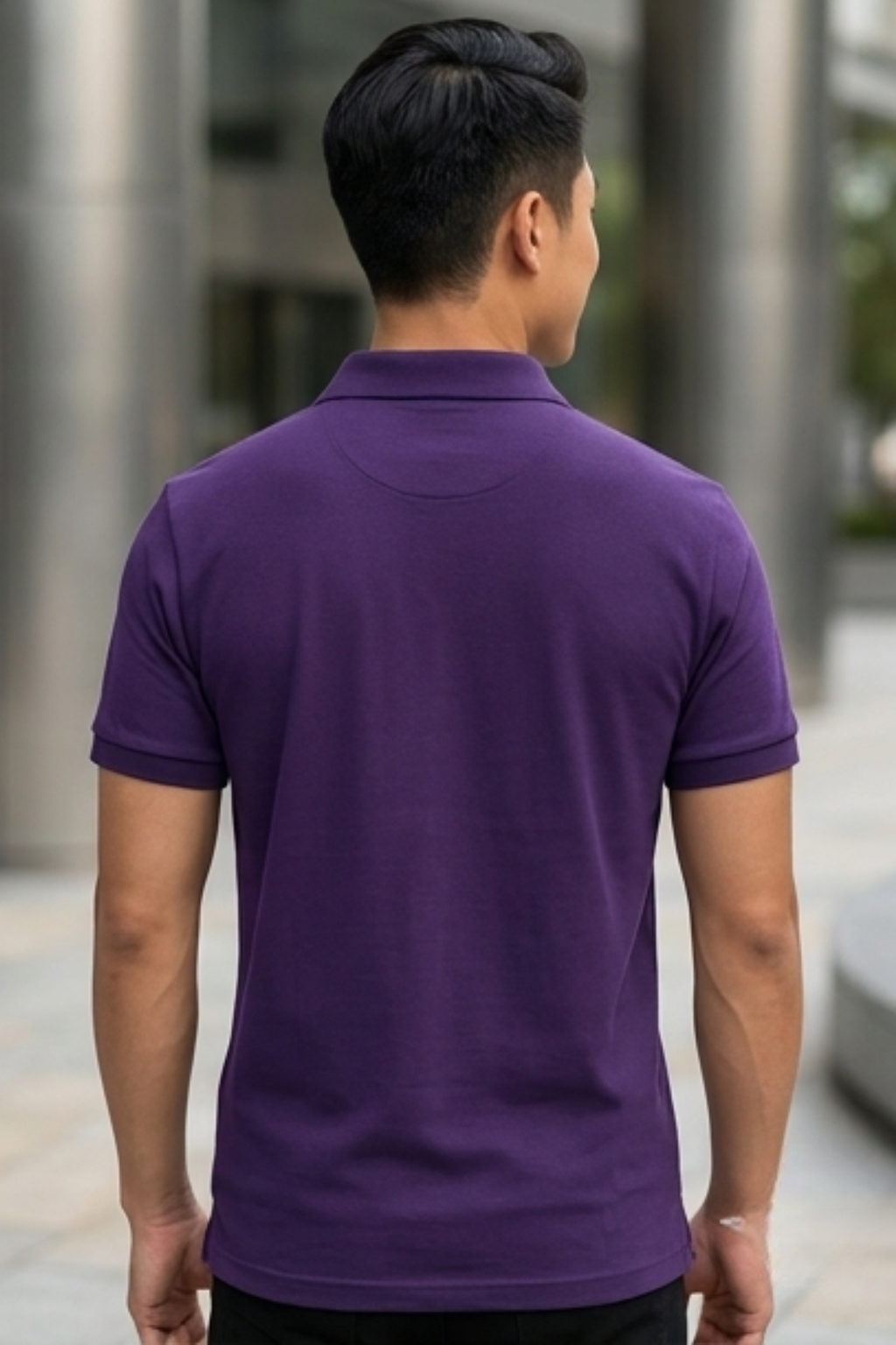 Purple Men's Polo