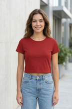 Red Crop Top