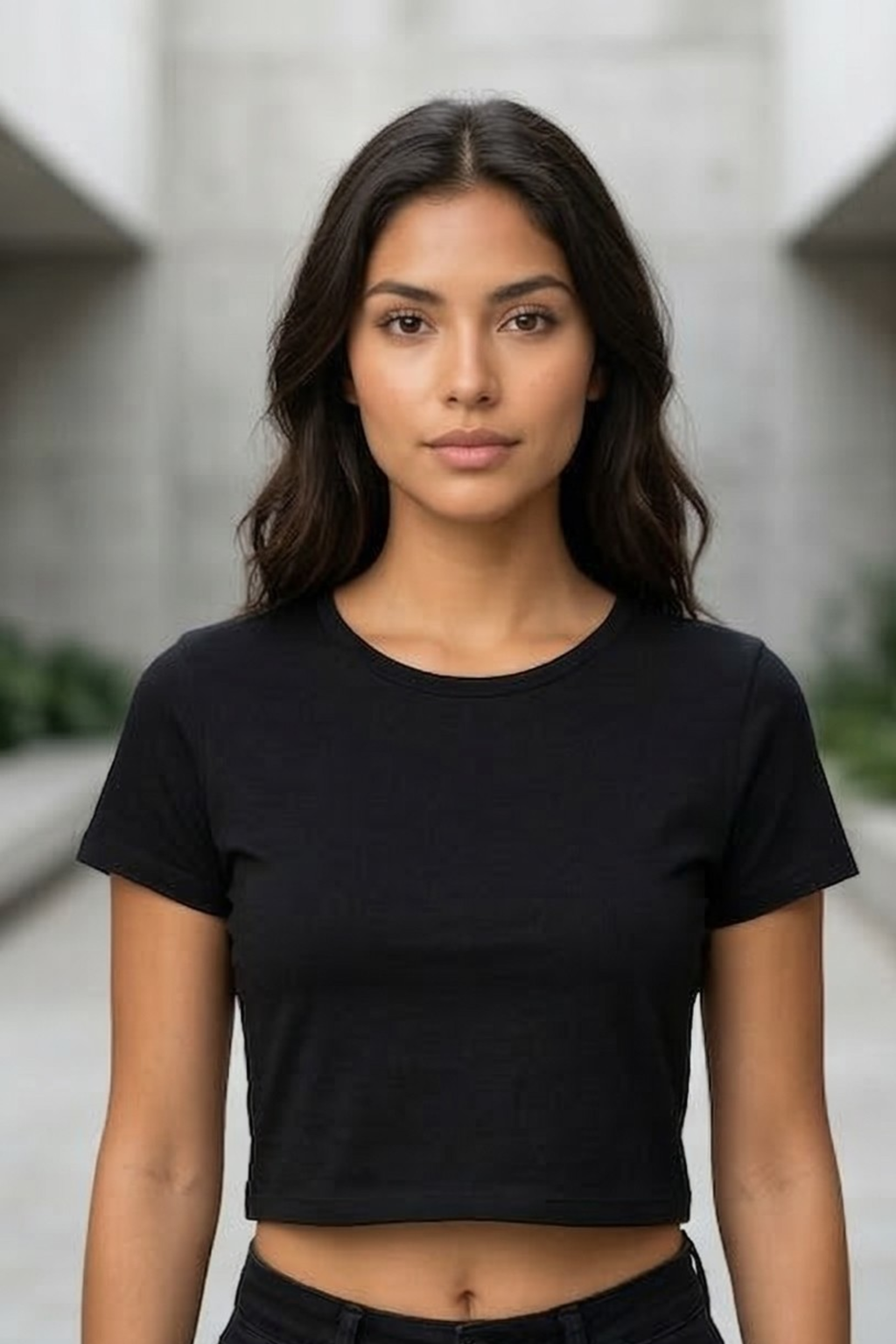 Black Crop Top