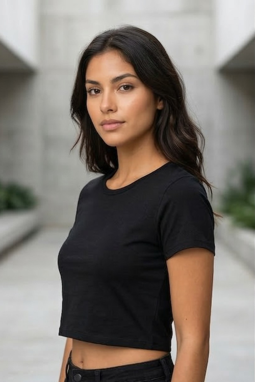 Black Crop Top