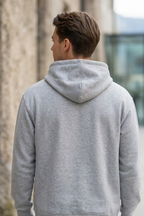 Grey Melange Hoodie