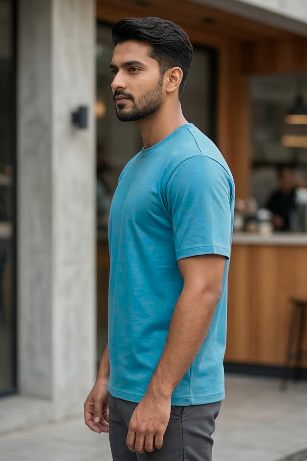 SkyBlue Classic Fit T-Shirt