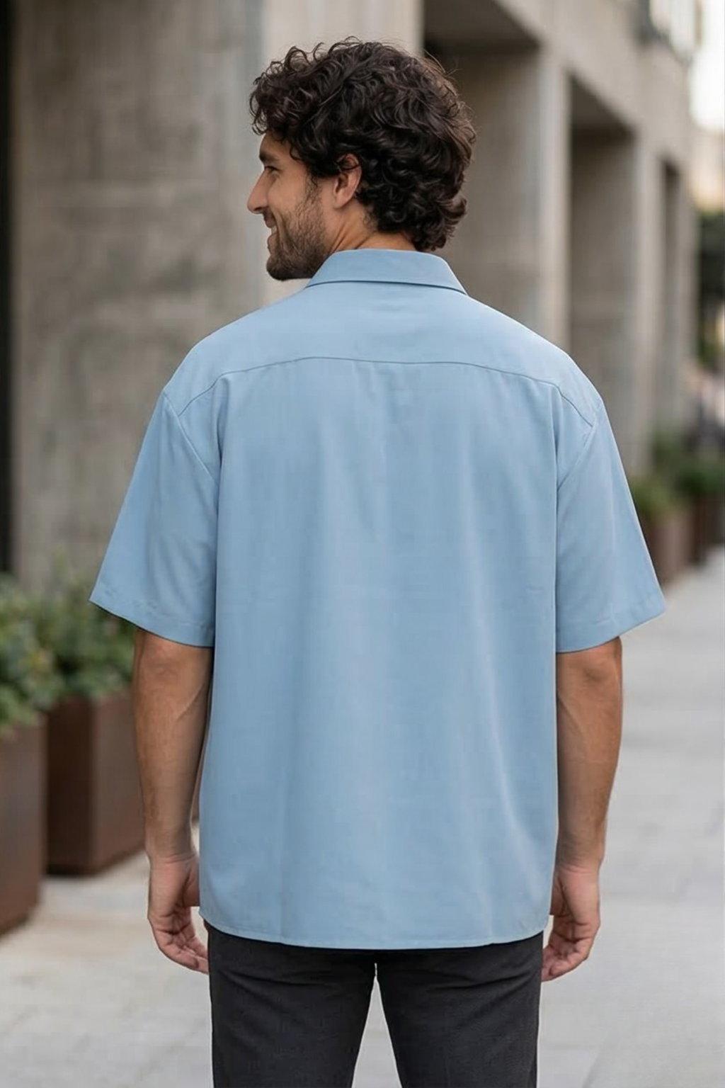Baby Blue Oversized Shirt