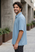 Baby Blue Oversized Shirt
