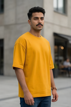 Golden Yellow Oversized Classic T-Shirt