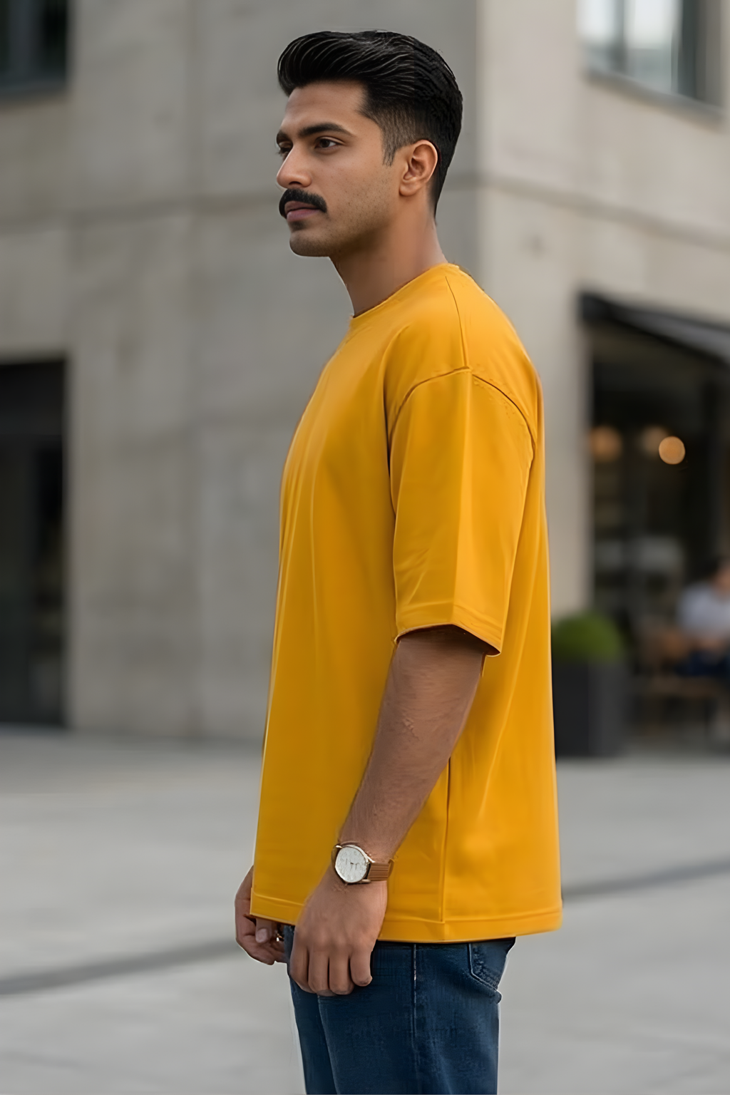 Golden Yellow Oversized Classic T-Shirt