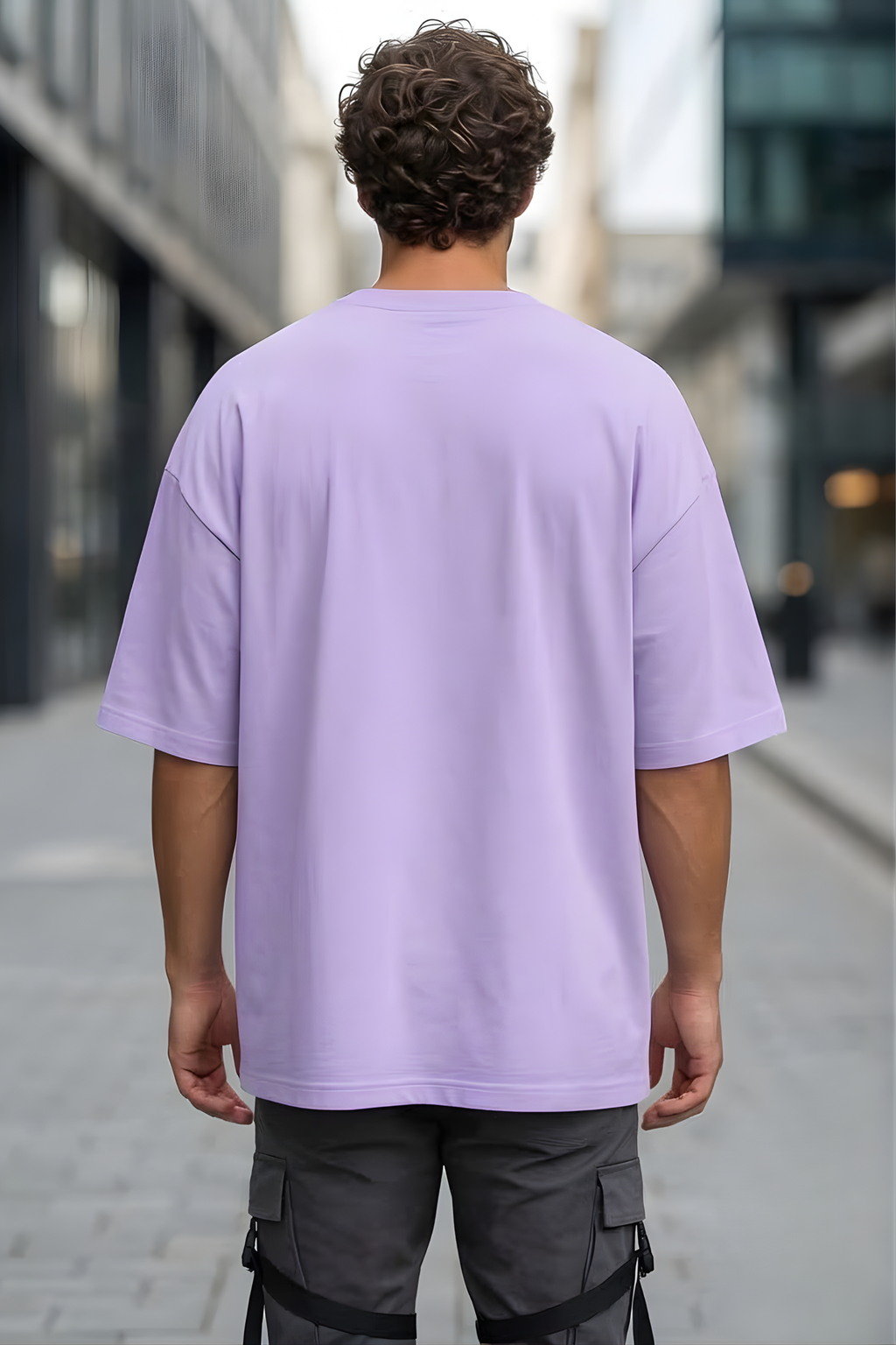 Lavender Oversized Classic T-Shirt