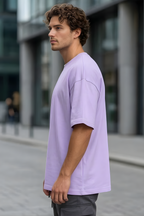 Lavender Oversized Classic T-Shirt