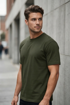 Olive Green Classic Fit T-Shirt