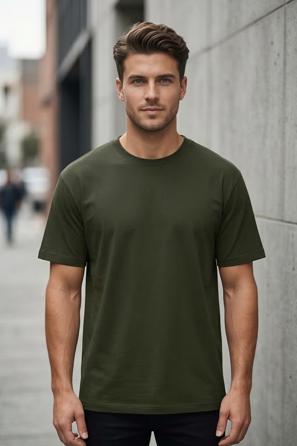 Olive Green Classic Fit T-Shirt
