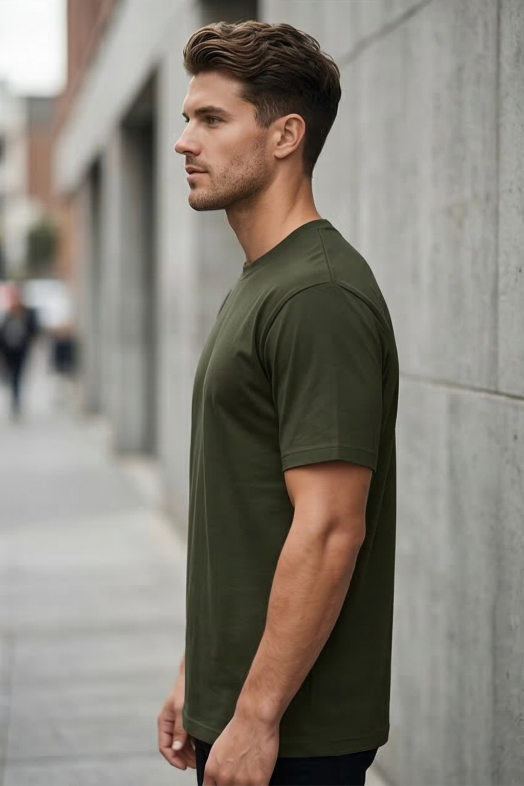 Olive Green Classic Fit T-Shirt