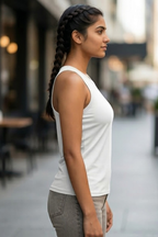 White Women's Tank Top