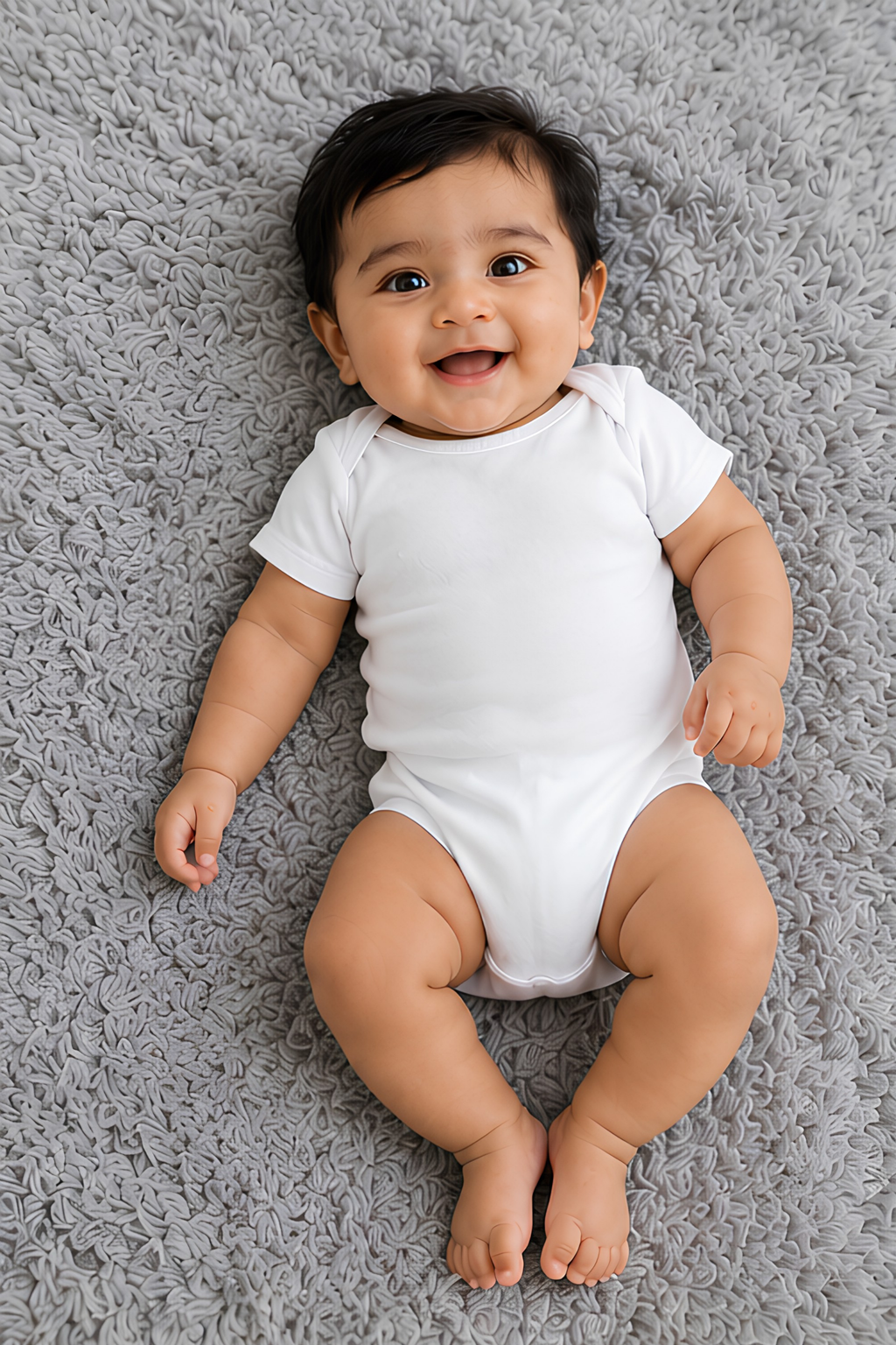 White Kids Rompers