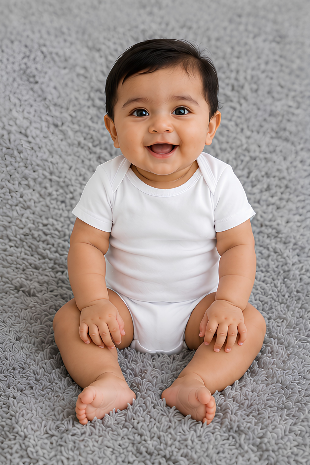 White Kids Rompers