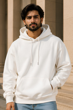 White Oversized Hoodie
