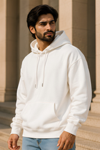 White Oversized Hoodie