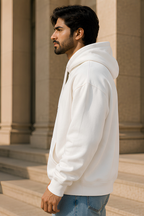 White Oversized Hoodie
