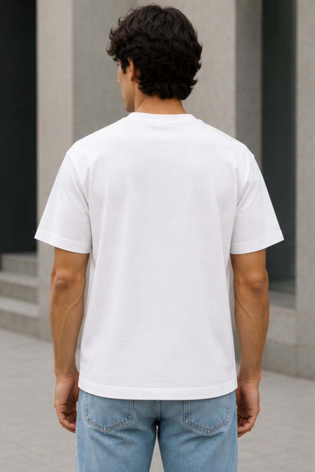 White Stretch T-shirt