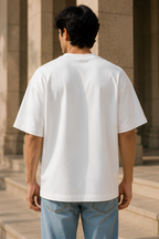 White Terry Oversized T-Shirt