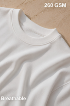White Terry Oversized T-Shirt