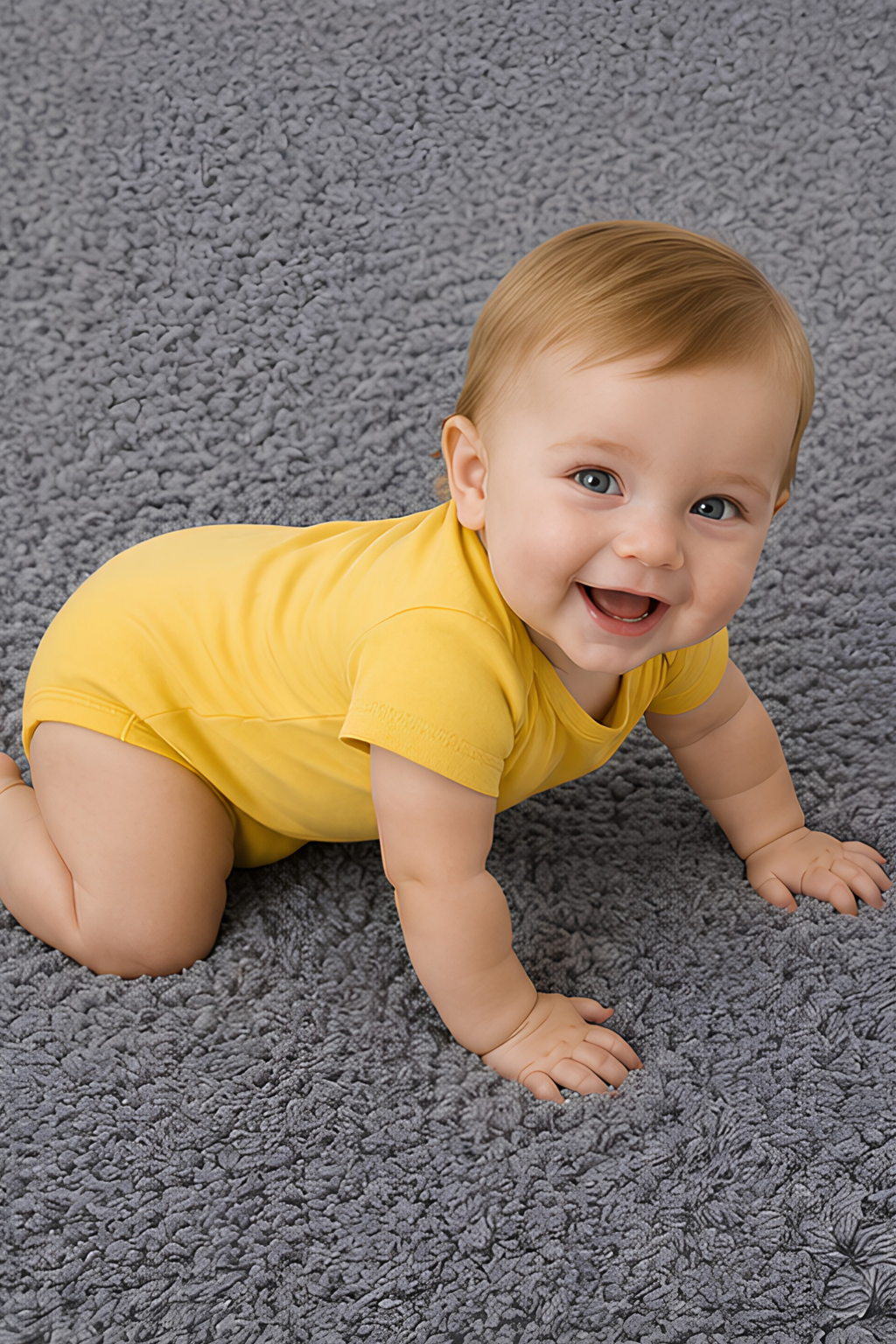 Yellow Kids Rompers