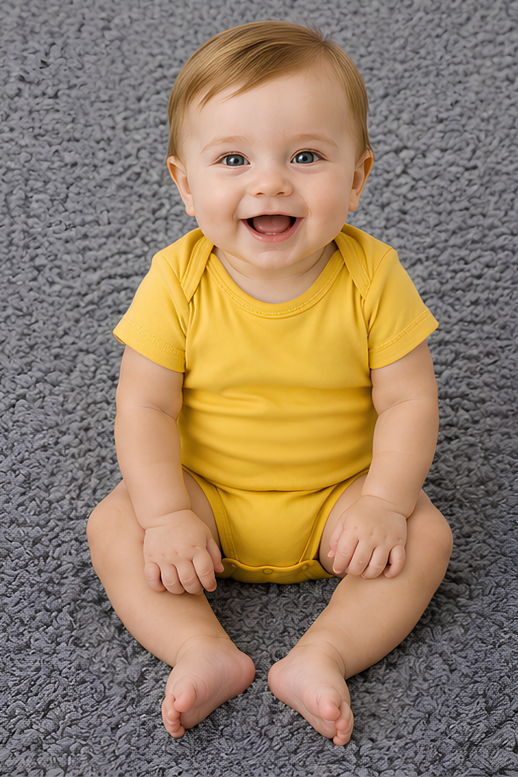 Yellow Kids Rompers