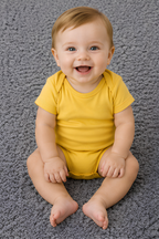 Yellow Kids Rompers
