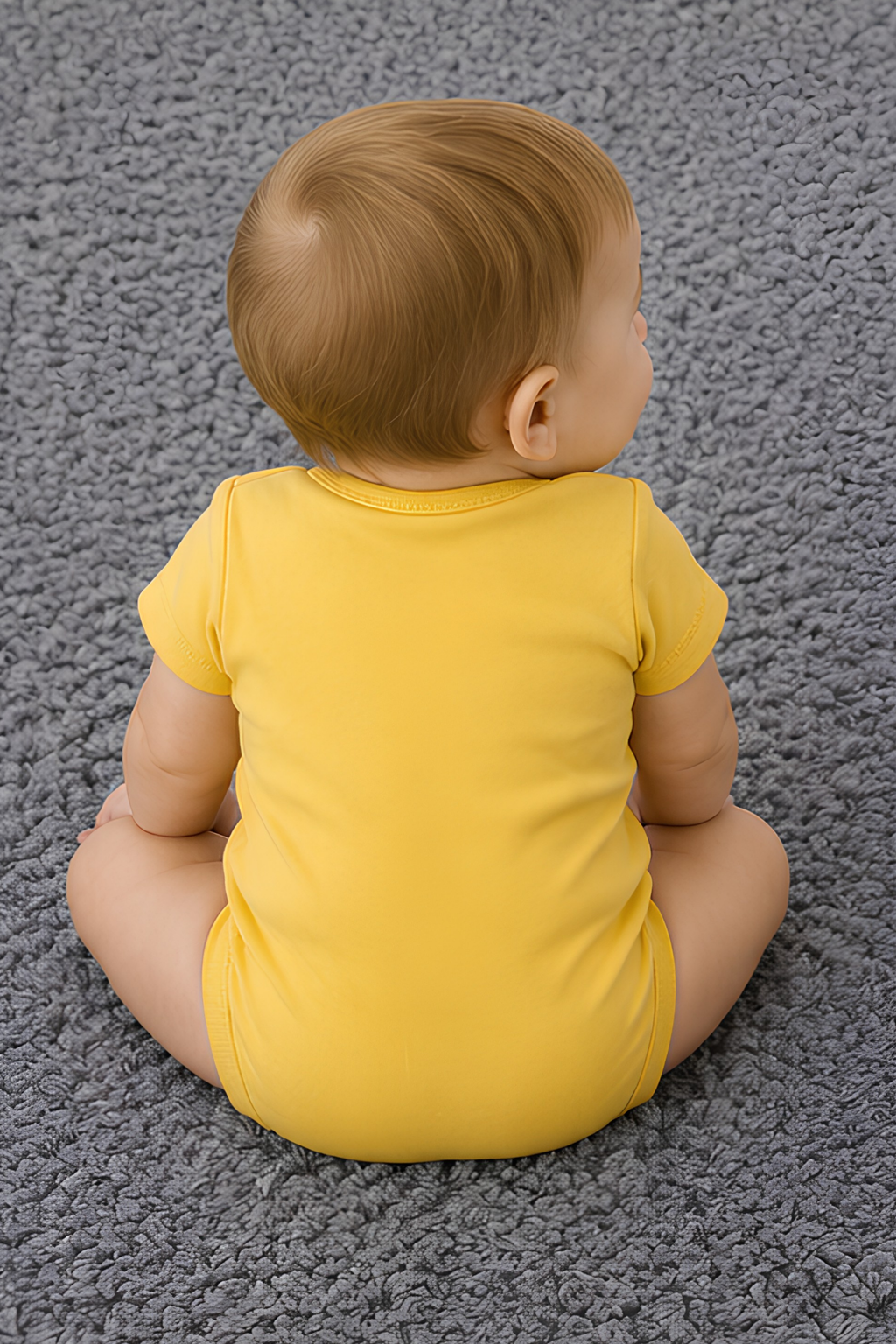 Yellow Kids Rompers